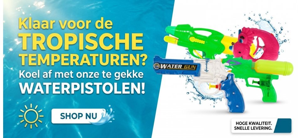 Waterpistolen, de grootste keuze!