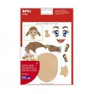 Educatieve Thema Stickers GEZICHT - 144 Stuks