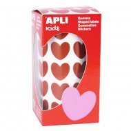 Educatieve Stickers 20 mm HART ROOD 900 Stuks