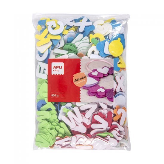 Foam Letters Zelfklevend Grootverpakking - 500 stuks Foam Letters Zelfklevend Grootverpakking - 500 stuks , 35x2 mm groot uit foam zelfkl. in de kleur ass.. Geschikt vanaf 3+.