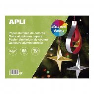 Gekleurd Aluminiumfolie Papier 32 x 24 cm 10-delig 