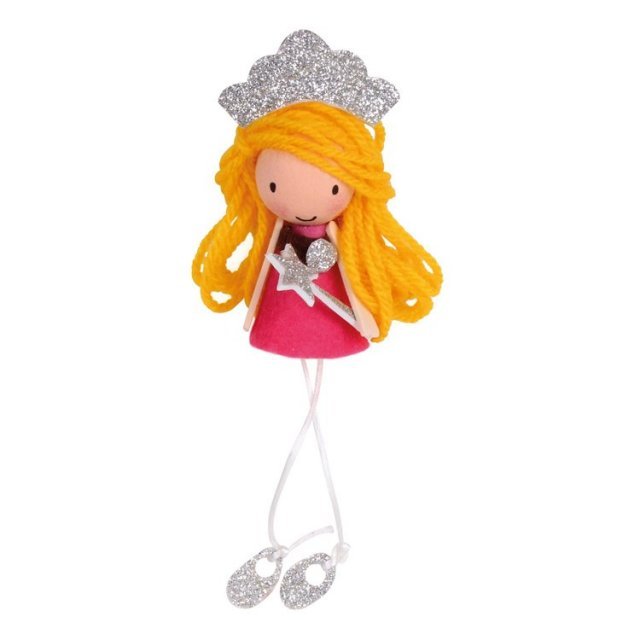 Prinses Knutselset , uit foam, vilt, chenille in diverse kleuren. Geschikt vanaf 4+.