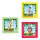 Schuifpuzzel Zoo Dieren 8x8 cm groot uit kunststof in de kleur ass.. Geschikt vanaf 3+.