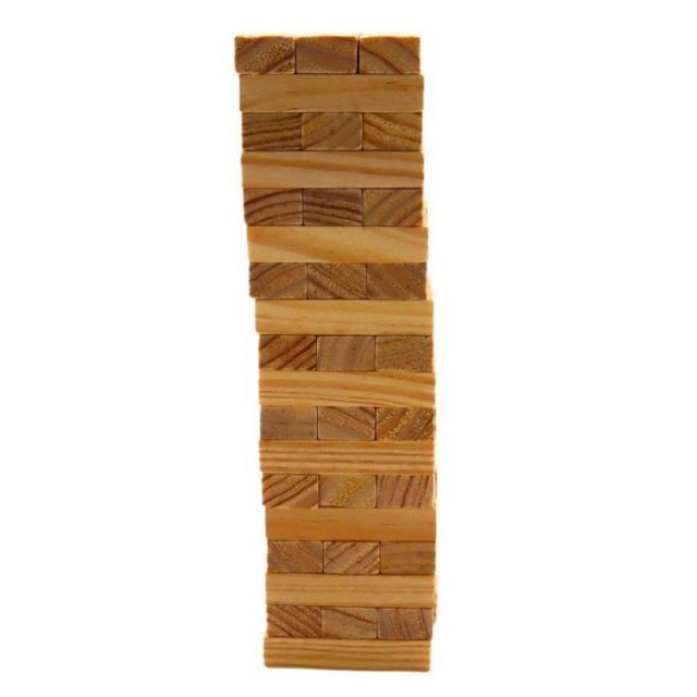 Blokspel Hout 51-delig uit hout in de kleur ass.. Geschikt vanaf 3+.