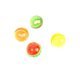 Stuiterbal - Springbal FRUIT , 43 mm groot uit rubber in de kleur mix. Geschikt vanaf 3+.