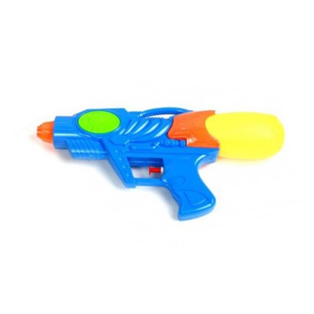 Waterpistool met Tank , 28 x 14 cm groot uit kunststof in de kleur ass.. Geschikt vanaf 3+.