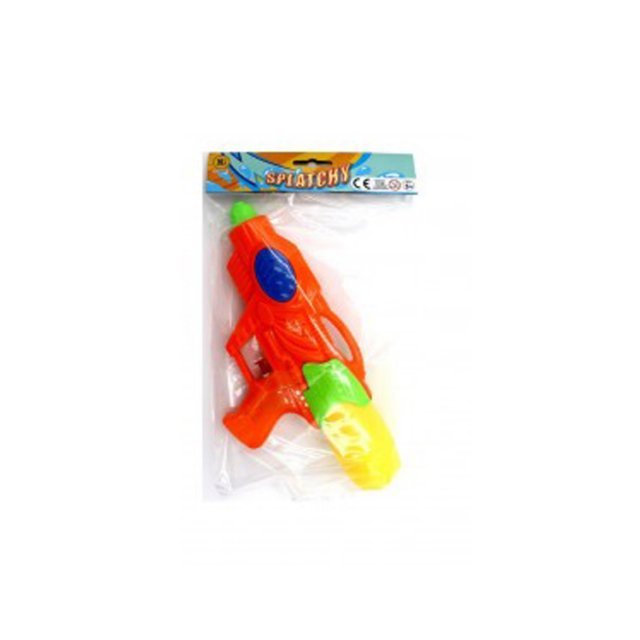 Waterpistool met Tank , 28 x 14 cm groot uit kunststof in de kleur ass.. Geschikt vanaf 3+.