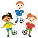 Voetballer Knutselset Foam , 15 cm groot uit foam in diverse kleuren. Geschikt vanaf 3+.