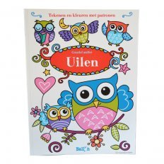Kleurboek Uilen - Tekenen en Kleuren met Patronen