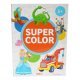 Super Kleurboek 80 pagina's - Super Color 5+ , 20 x 27 cm groot uit papier in de kleur /. Geschikt vanaf 5+.