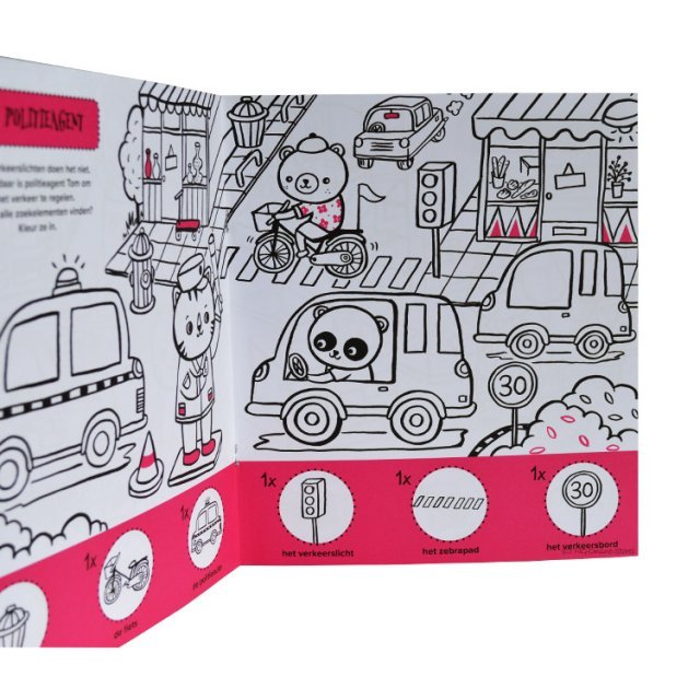 Beroepen - Mijn Eerste Zoek & Kleur 3+ , 24 x 27 cm groot uit papier in de kleur /. Geschikt vanaf 3+.