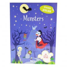 Kleur-en Stickerboek - Monsters 4+