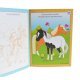 Kleur-en Stickerboek - Paarden 4+ , 20 x 27 cm groot uit papier in de kleur /. Geschikt vanaf 4+.