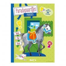 Kleur-en Stickerboek - Paarden 4+