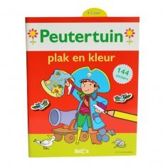 Kleur-en Stickerboek - Piraat - Peutertuin 4-5 jaar