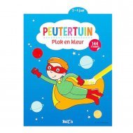Kleur-en Stickerboek - Superheld -  Peutertuin 3-4 jaar
