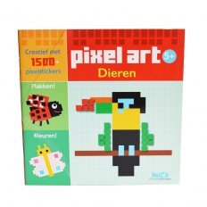 Stickerboek Dieren - Pixel Art Mozaiekjes Plakken