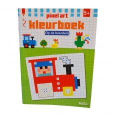 Kleurboek Op de Boerderij - Pixel Art Mozaiekjes Kleuren