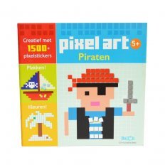 Stickerboek Piraten - Pixel Art Mozaiekjes Plakken