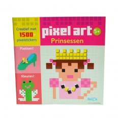 Stickerboek Prinsessen - Pixel Art Mozaiekjes Plakken