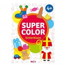 Sinterklaas Super Color Kleurboek met voorbeelden