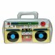 opblaasbare ghetto blaster 42 cm feest gadget
