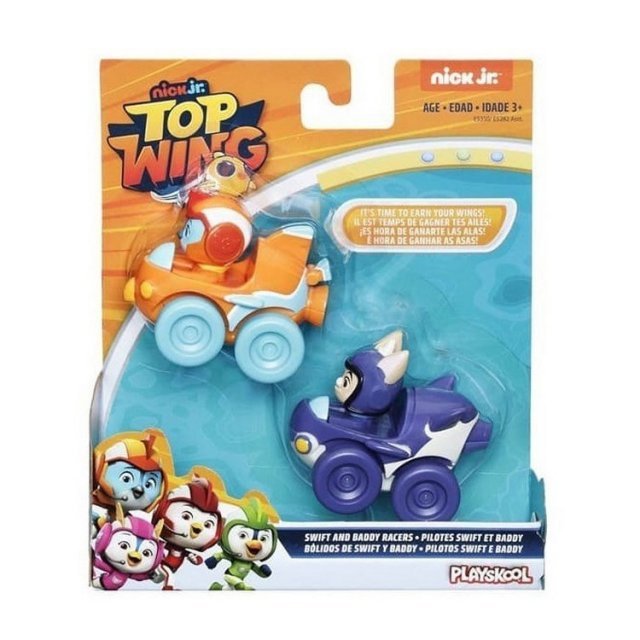 Auto Top Wings 7 cm 2-Pack - Nickelodeon - Playskool , 7x6x4 cm groot uit kunststof in de kleur ass.. Geschikt vanaf 3+.