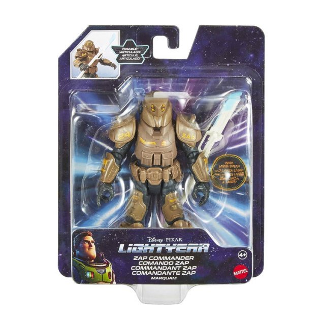 Lightyear Disney Actiefiguur 13 cm - Zap Commander - Marquam , 13 cm groot uit kunststof in de kleur ass.. Geschikt vanaf 4+.