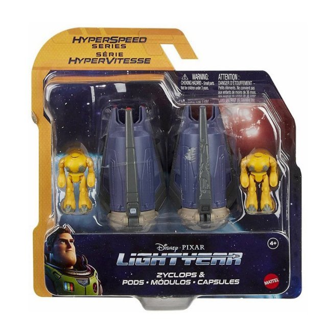 Lightyear Disney - PIXAR - Zyclops Ruimte Modules, 9x5 cm groot uit kunststof in de kleur ass.. Geschikt vanaf 4+.