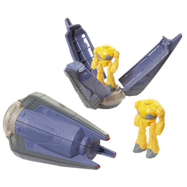Lightyear Disney - PIXAR - Zyclops Ruimte Modules, 9x5 cm groot uit kunststof in de kleur ass.. Geschikt vanaf 4+.