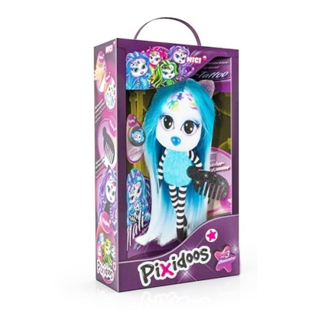 Pop Nali - Nici - Pixidoos , 20 cm groot uit stof in de kleur ass.. Geschikt vanaf 3+.