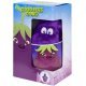 Mok met Pluche Aubergine Knuffel , 9,5 + 18 cm groot uit keramiek in de kleur ass.. Geschikt vanaf 3+.