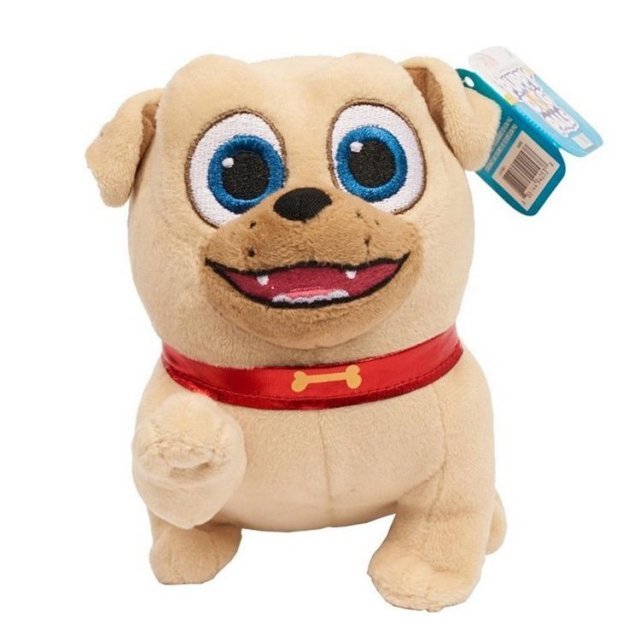 Knuffel Hond Disney Junior Puppy Dogs Pals, 15x15x10 cm groot uit pluche in de kleur ass.. Geschikt vanaf 3+.