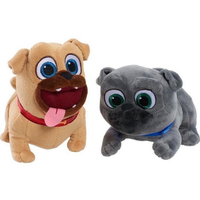 Knuffel Hond Disney Junior Puppy Dogs Pals, 15x15x10 cm groot uit pluche in de kleur ass.. Geschikt vanaf 3+.