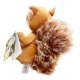 Knuffel Eekhoorn Pluche, 21x15x14 cm groot uit pluche in de kleur bruin. Geschikt vanaf 3+.