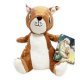 Knuffel Eekhoorn Pluche, 21x15x14 cm groot uit pluche in de kleur bruin. Geschikt vanaf 3+.