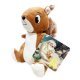 Knuffel Eekhoorn Pluche, 21x15x14 cm groot uit pluche in de kleur bruin. Geschikt vanaf 3+.