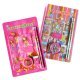 Schrijfset Flashy Girls 7-delig , 19 cm groot uit diverse materialen in een kleur assortiment. Geschikt vanaf 3+.