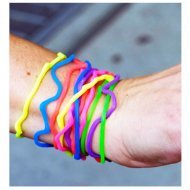 48 x Zakje met Silly Bands - VEHICLE - Shaped Rubber Bands 12-dlg 