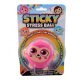 Stressbal Sticky Aap 7 cm. , 7 cm groot uit kunststof in de kleur ass.. Geschikt vanaf 3+.