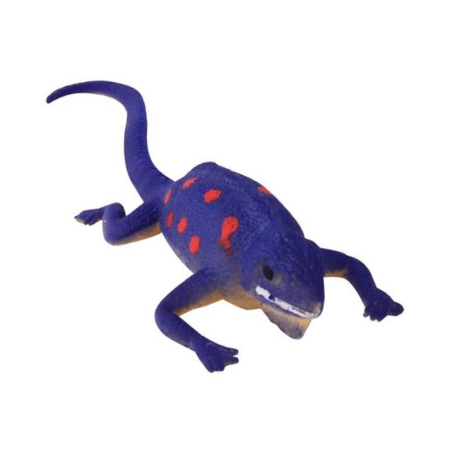 Kameleon met kleurverandering, 13 x 5 cm groot uit kunststof in de kleur ass.. Geschikt vanaf 3+.