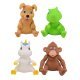 Squeeze - Stretchy Dieren, 10 x 6 cm groot uit rubber-zand in de kleur ass.. Geschikt vanaf 3+.