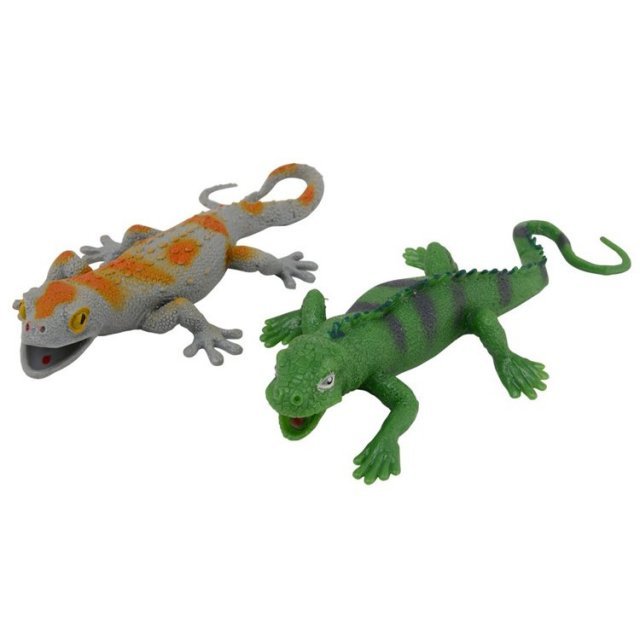 Stretchy Hagedis / Krokodil, 25 cm cm groot uit stretchy kunststof in de kleur ass.. Geschikt vanaf 3+.