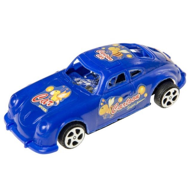 Auto in Flashy Kleuren , 10 x 4,5 cm groot uit kunststof in diverse kleuren. Geschikt vanaf 3+.