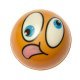 Bal Zacht Funny Faces , 6 cm groot uit kunststof in de kleur ass.. Geschikt vanaf 3+.