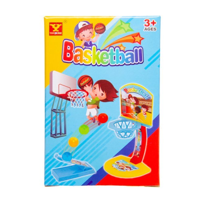 Basketbal Mini Spel uit kunststof in de kleur ass.. Geschikt vanaf 3+.