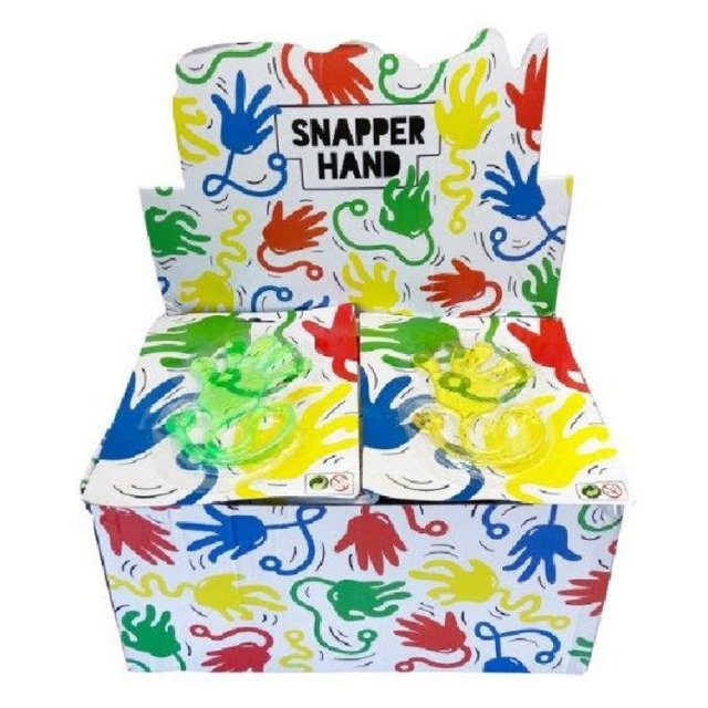 Plakhand Groot , 10 x 7,5 cm groot uit sticky in de kleur ass.. Geschikt vanaf 3+.