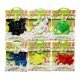 Sticky Monsters, 6 - 12 cm groot uit sticky rubber in de kleur ass.. Geschikt vanaf 3+.