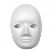 Masker Blanco uit Papiervezel 22 x 16 cm