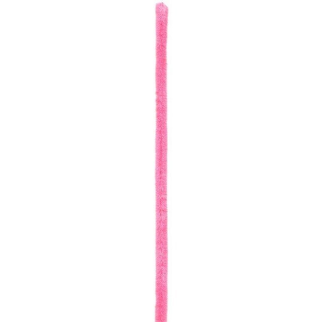Chenilledraad 8 Stuks, 6 x 300 mm groot uit draad in de kleur roze. Geschikt vanaf 3+.